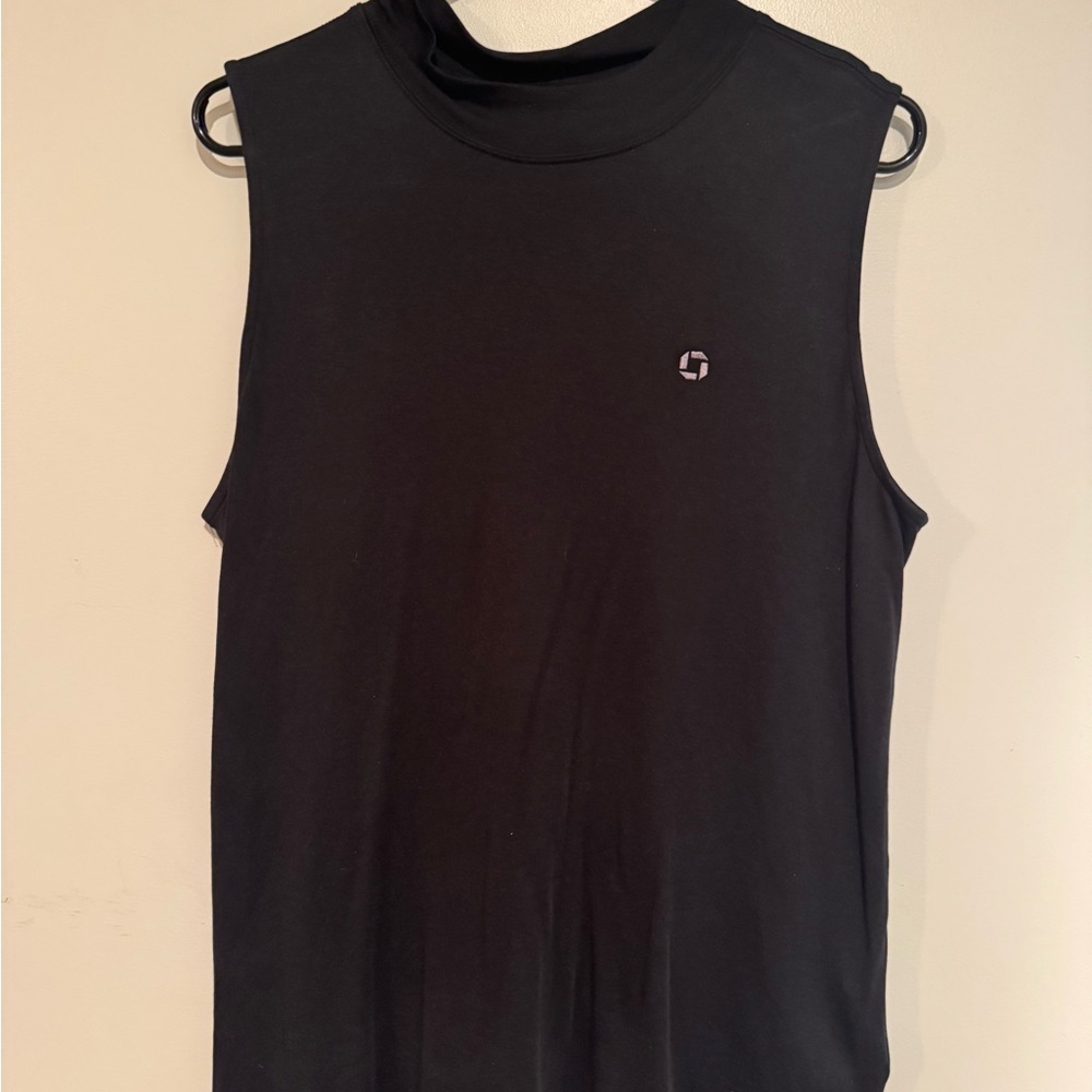 Lands' End Black Muscle Tee